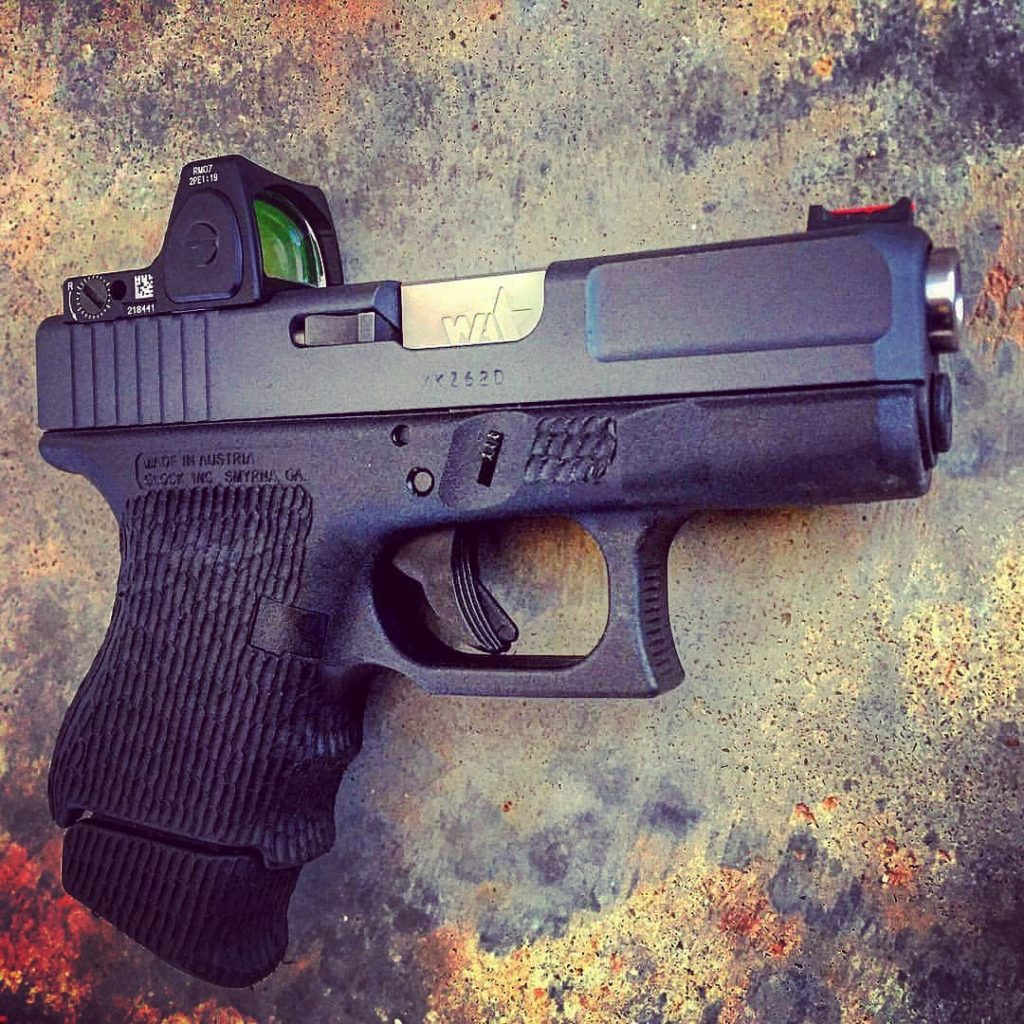 MILL PISTOL SLIDE FOR RED DOT OPTIC