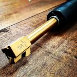 Wheaton Arms TiN Gold Match Grade Barrel & silencerCo Omega 9K suppressor