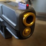 Wheaton Arms Glock 19 Gold barrel, guiderod & Wahrheit sights