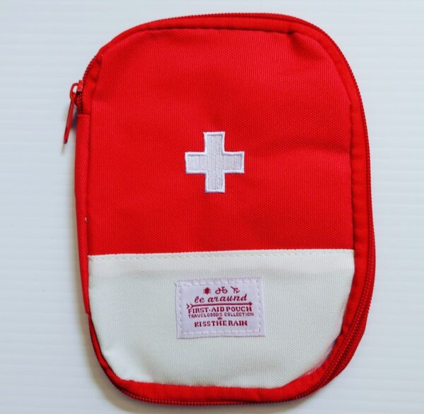 Go Med Gear Medical Pouch Red Small Outside